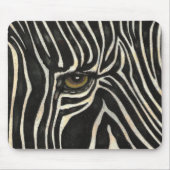 Zebra Eye Mousepad Muismat (Voorkant)