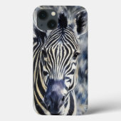 Zebra Face Art telefoonhoesje Case-Mate iPhone Case (Achterkant)