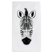 Zebra Face Klein Cadeauzakje (Achterkant)
