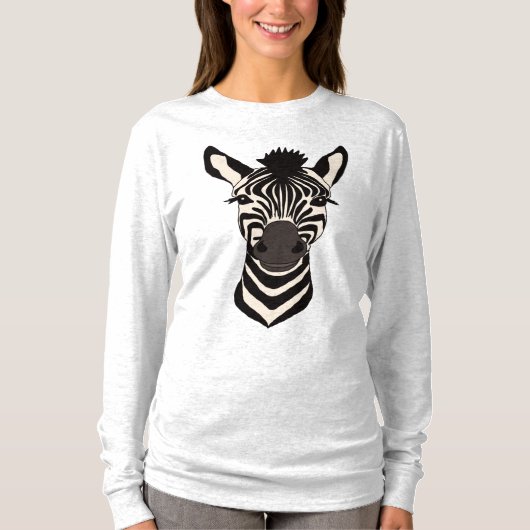 Zebra Face T-shirt (Voorkant)