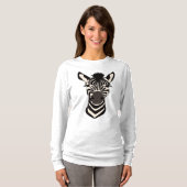 Zebra Face T-shirt (Voorkant volledig)