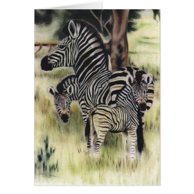 "Zebra Familie" (Voorkant)