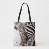 ZEBRA FAMILIE TOTE BAG (Voorkant)