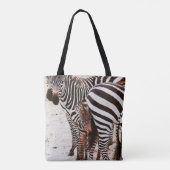 ZEBRA FAMILIE TOTE BAG (Achterkant)
