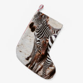 ZEBRA FAMILY KLEINE KERSTSOK (Voorkant (Hangend))