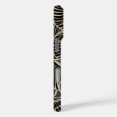 Zebra Fan Palm Hawaiian Tropical Black Case-Mate iPhone Case (Achterkant / Rechts)