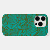 Zebra Fan Palm Hawaiian Tropical Jade Green Case-Mate iPhone Case (Achterkant (horizontaal))