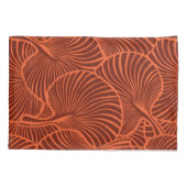 Zebra Fan Palm Hawaiian Tropisch Sinaasappel Omkee Kussensloop (Achterkant)