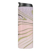 Zebra Faux Gold Thermosbeker (Geroteerd rechts)