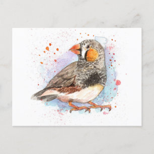 Zebra Finch Briefkaart