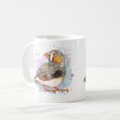 Zebra Finch Koffiemok (Voorkant links)