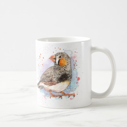 Zebra Finch Koffiemok (Rechts)