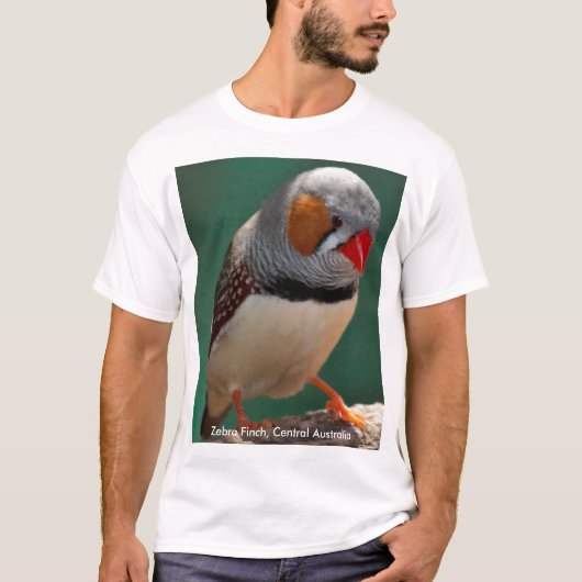 Zebra Finch - LR T-shirt (Voorkant)