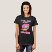 Zebra Finch Moeder Vogel Moeder Gewoon Een Mam Die T-shirt (Voorkant volledig)