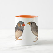Zebra Finch Mok (Midden)