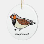 Zebra Finch Ornament (Links)