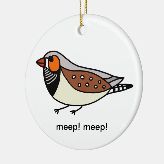 Zebra Finch Ornament (Links)