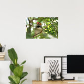 Zebra Finch Poster (Thuiskantoor)