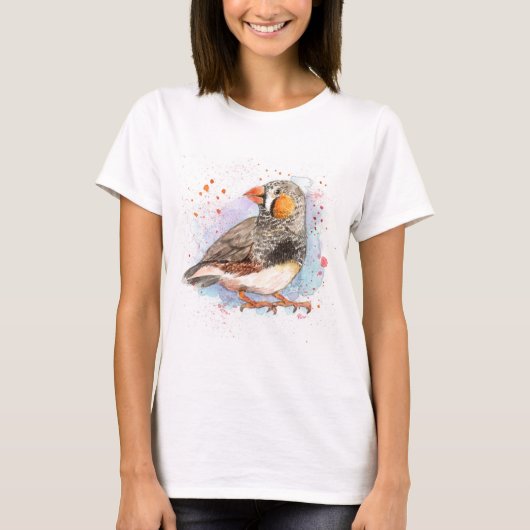 Zebra Finch T-shirt (Voorkant)