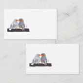 ZEBRA FINCH VISITEKAARTJE (Voorkant / Achterkant)