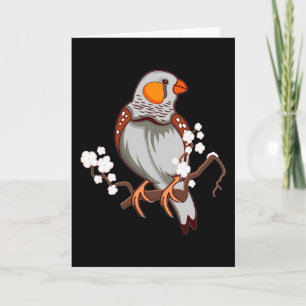 Zebra Finches Zebra Finch Art Cherry Blossom Japan Kaart