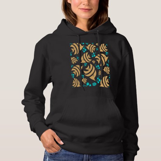 Zebra Fish Angel Zebravis Hoodie (Voorkant)