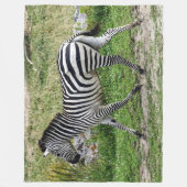 Zebra Fleece Blanket (Voorkant)