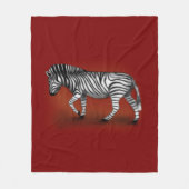 "Zebra" Fleece Deken (Voorkant)