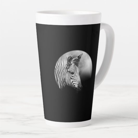 Zebra Foal Latte Mok (Rechterhoek)