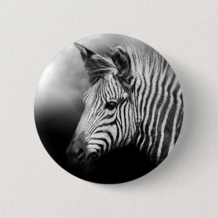 Zebra Foal Ronde Button 5,7 Cm