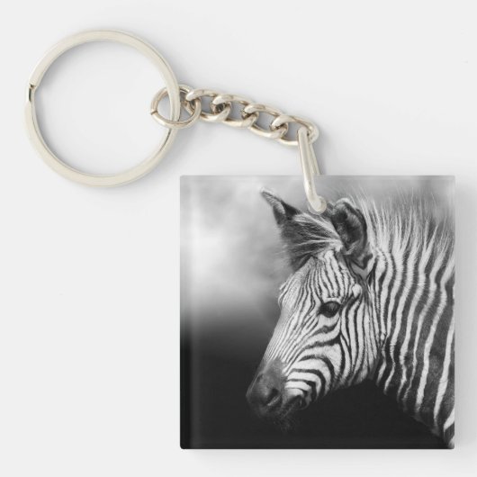 Zebra Foal Sleutelhanger (voorkant)