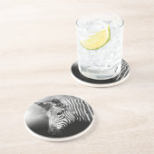 Zebra Foal Zandsteen Onderzetter (Zijkant)