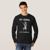 Zebra For Kids Boys African Zoo Animal T-shirt (Voorkant volledig)