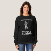 Zebra For Men Women African Zoo Animal 7 Trui (Voorkant volledig)