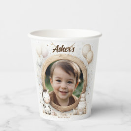 Zebra Foto Lijst voor verjaardagsfeestjes voor kin Papieren Bekers