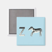 Zebra Fridge Magnet (Voorkant / Achterkant)