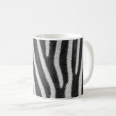Zebra Fur Animal Pattern Koffiemok (Voorkant rechts)