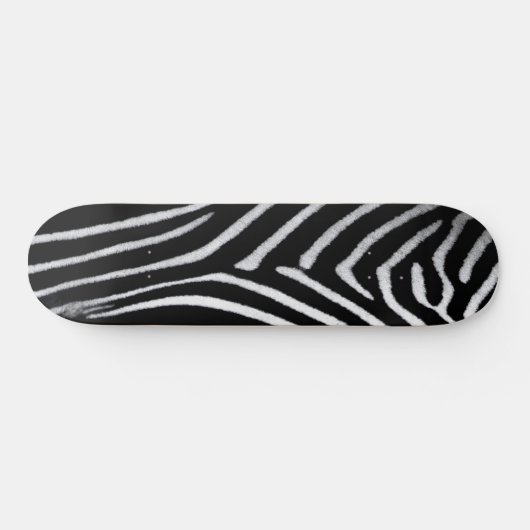 Zebra Fur Animal Pattern Persoonlijk Skateboard (Horizontaal)