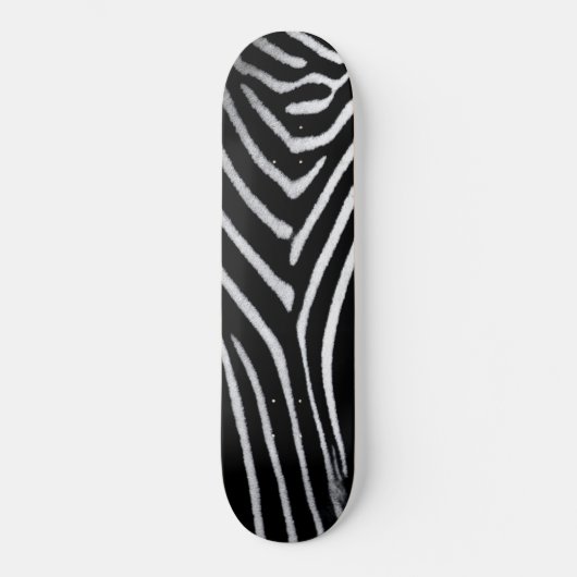 Zebra Fur Animal Pattern Persoonlijk Skateboard (Voorkant)