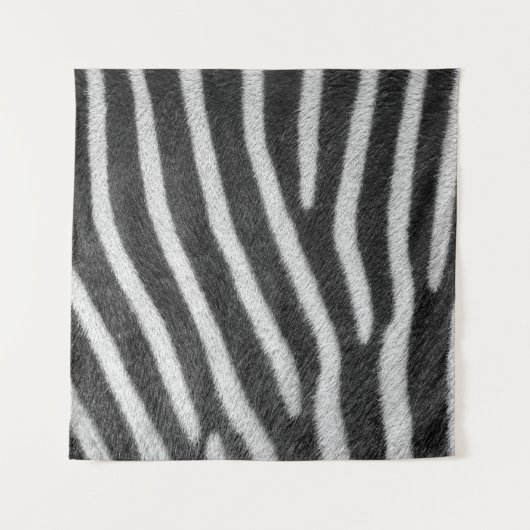 Zebra Fur Animal Pattern Wandkleed (Voorkant)