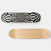 Zebra Fur Kaleidoscope Abstract Persoonlijk Skateboard (Horizontaal)