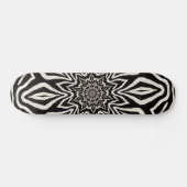 Zebra Fur Kaleidoscope Abstract Persoonlijk Skateboard (Horizontaal)