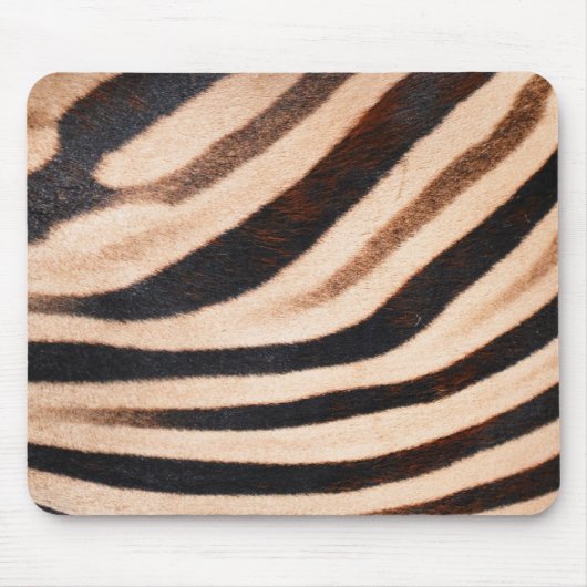 Zebra Fur Mousepad Muismat (Voorkant)