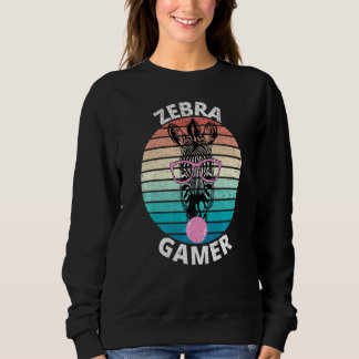 Zebra Gamer Graphic For Gamer Kids Men & Women  Trui