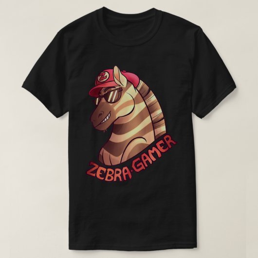 Zebra Gamer Official Zebra Gamer T-shirt (Design voorkant)
