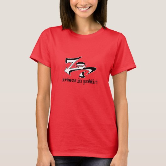 Zebra Gear Dames Ringer T-Shirt (Voorkant)