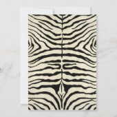 Zebra Geboorteaankondigingen Aankondiging (Achterkant)