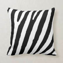 Zebra gedrukte legant Accent Couch Cushion