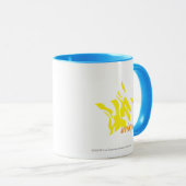 Zebra geel 3 mok (Voorkant rechts)