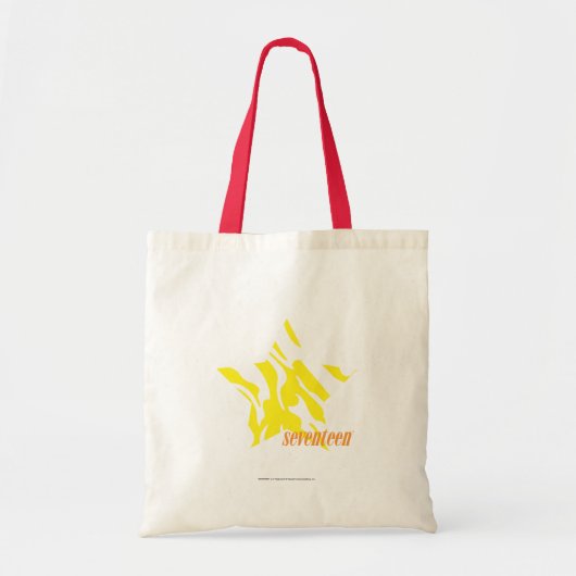 Zebra geel 3 tote bag (Voorkant)